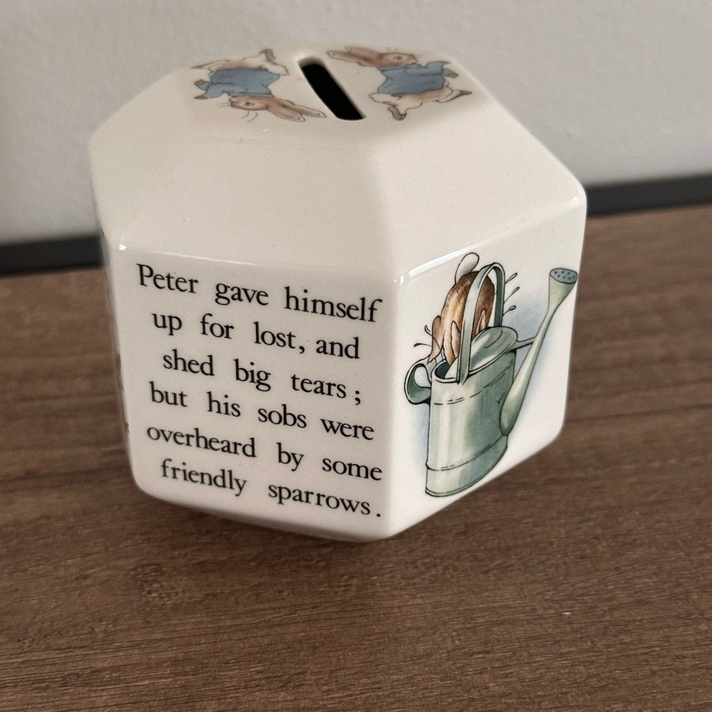 Peter Rabbit Ceramic Money Bank
